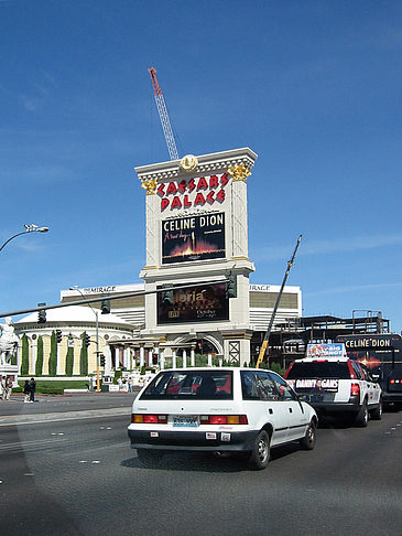 Las Vegas aus dem Auto