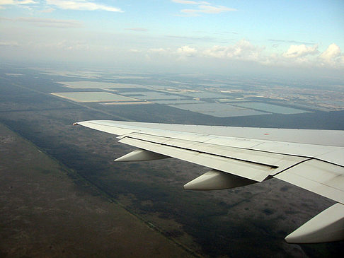 Landeanflug auf Miami Fotos