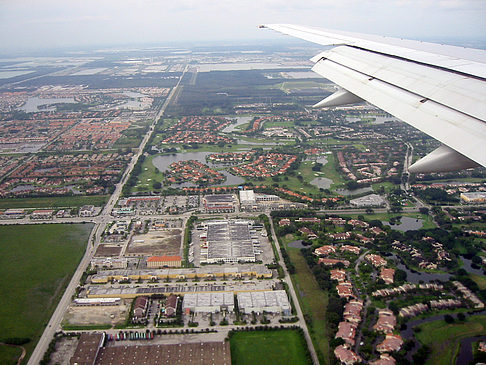 Foto Landeanflug auf Miami