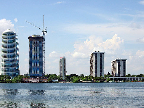 Foto Blick vom Wasser auf Miami