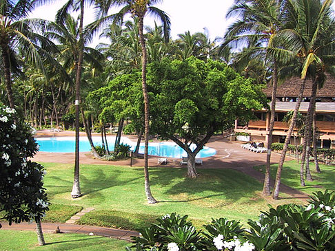 Hotelanlage auf Maui Foto 