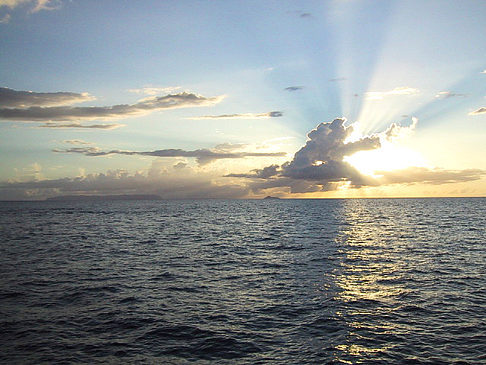 Fotos Sonnenuntergang über dem Meer von Kauai | 