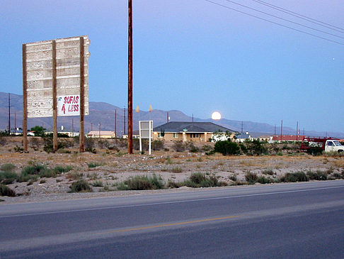 Foto Pahrump Mondaufgang