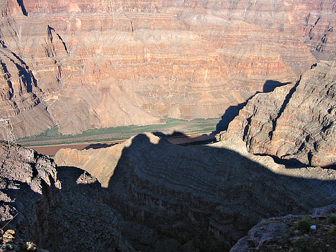 Per Hubschrauber im Grand Canyon