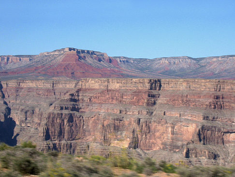 Per Hubschrauber im Grand Canyon