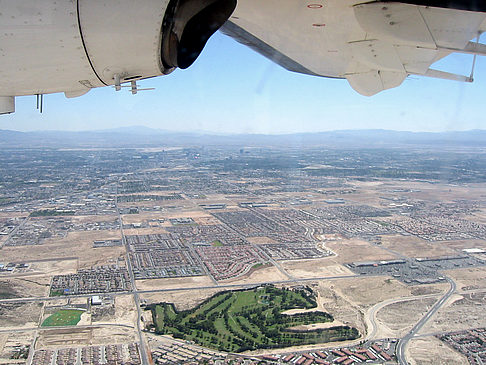 Las Vegas aus der Luft Foto 