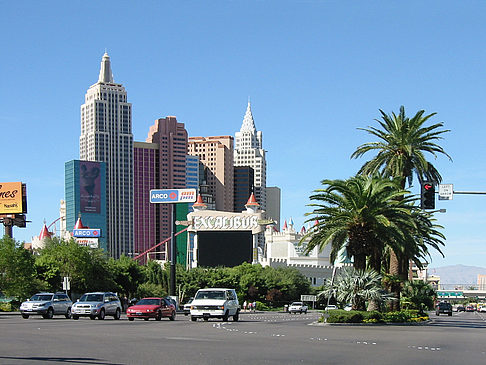 Las Vegas aus dem Auto Fotos