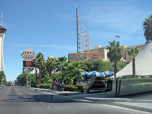 Las Vegas aus dem Auto Foto 