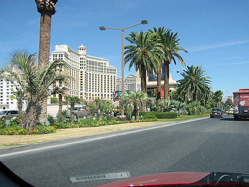 Las Vegas aus dem Auto