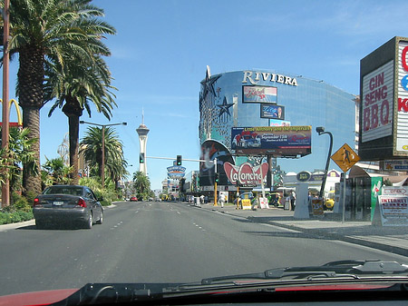 Las Vegas aus dem Auto Foto 