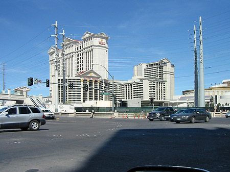 Las Vegas aus dem Auto Foto 