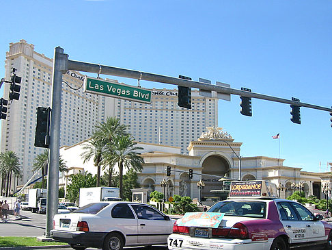 Foto Las Vegas aus dem Auto